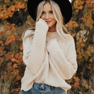 ROOLEE scalloped sweater